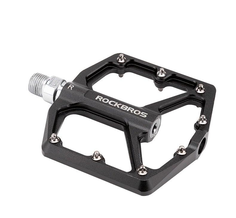 Aluminum Alloy Bicycle Pedals Road Anti-Slip Ultralight Sealed Bearing One-Piece Molding Anti-Oxidation Bike Pedals Mountain Bike Pedals Flat Pedals Nylon Fiber Bicycle Platform Pedals For Road Mountain Stevvex