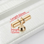 Aluminum Alloy Black Gold Door Handle Wardrobe Kitchen Cabinet Drawer Solid Handle Furniture Handle European Modern Hardware Modern Furniture Cupboard Door Drawer Handles Stevvex