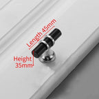 Aluminum Alloy Black Gold Door Handle Wardrobe Kitchen Cabinet Drawer Solid Handle Furniture Handle European Modern Hardware Modern Furniture Cupboard Door Drawer Handles Stevvex