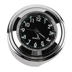 Aluminum Waterproof 22/25mm Motorcycle Handlebar Mount Dial Clock Motorcycle Handlebar Mount Clock Waterproof Handlebar Dial Clock Watch Quartz Clock Watch for Harley Motorcycle Accessories Stevvex