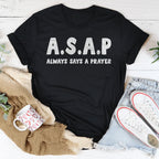 Always Says A Prayer Tee Peachy Sunday