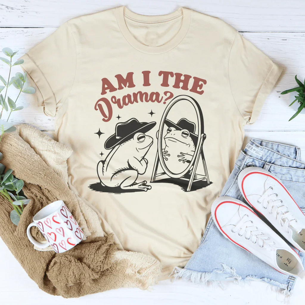 Am I The Drama Tee Peachy Sunday