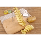 Amazing 2PC Potato Spiral Cutter Cucumber Slicer Kitchen Accessories Vegetable Spiralizer Spiral Potato Cutter Slicer Kitchen Gadgets Stevvex