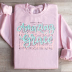 Amazing Grace Song Sweatshirt Peachy Sunday