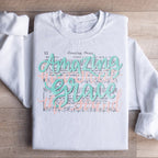 Amazing Grace Song Sweatshirt Peachy Sunday