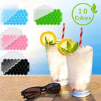 Amazing Honeycomb Ice Cube Trays Reusable Silicone Ice cube Mold Free Ice maker with Removable Lids Stevvex