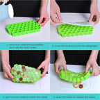 Amazing Honeycomb Ice Cube Trays Reusable Silicone Ice cube Mold Free Ice maker with Removable Lids Stevvex