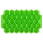 Amazing Honeycomb Ice Cube Trays Reusable Silicone Ice cube Mold Free Ice maker with Removable Lids Stevvex