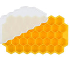 Amazing Honeycomb Ice Cube Trays Reusable Silicone Ice cube Mold Free Ice maker with Removable Lids Stevvex