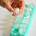 Amazing Plastic Molds Ice Tray 14 Grid 3D Round Ice Molds Home Bar Party Use Round Ball Ice Cube Makers Kitchen Ice Cream Moulds Stevvex