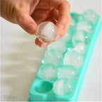 Amazing Plastic Molds Ice Tray 14 Grid 3D Round Ice Molds Home Bar Party Use Round Ball Ice Cube Makers Kitchen Ice Cream Moulds Stevvex