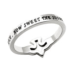 CZ Dove Ring KingdomWear