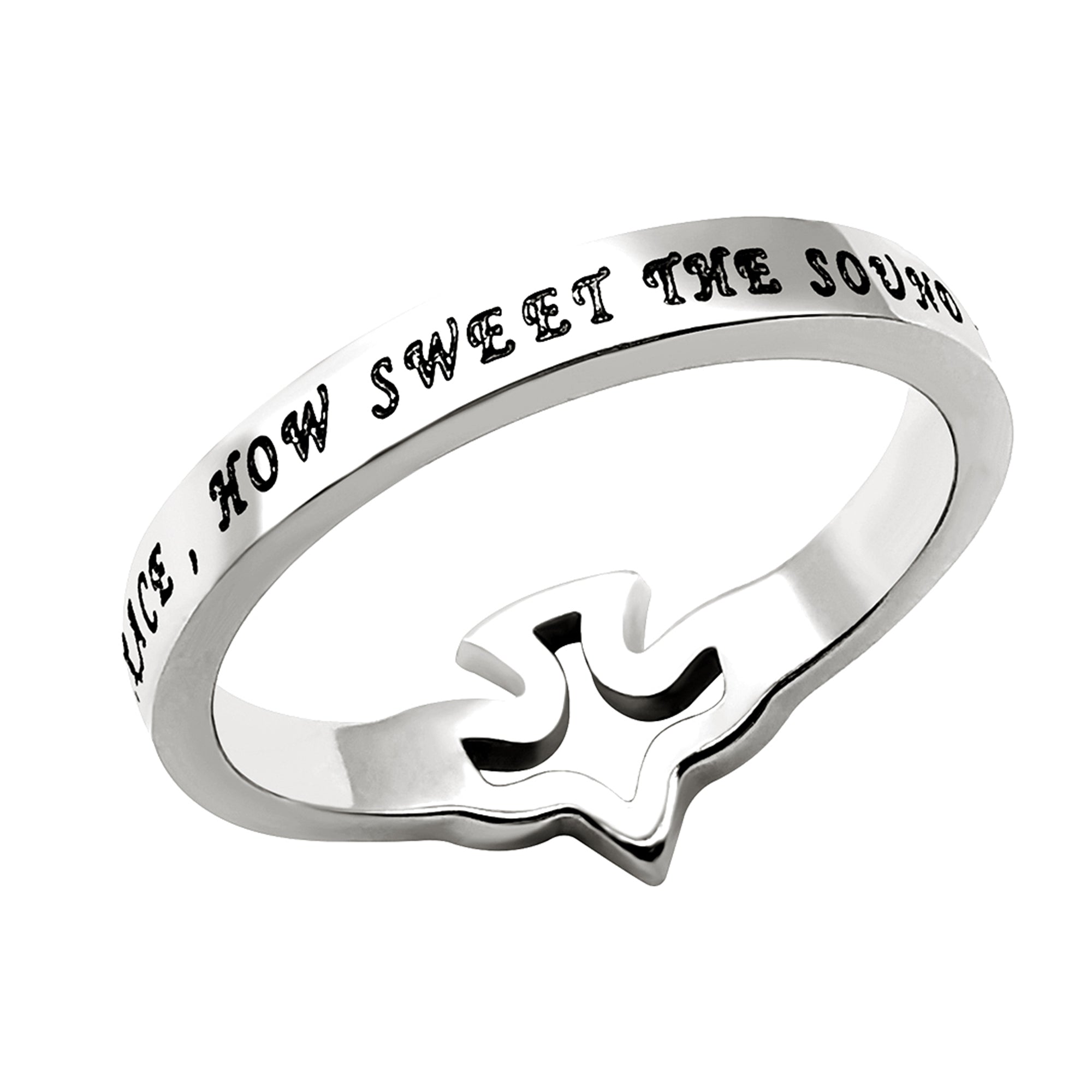 CZ Dove Ring KingdomWear