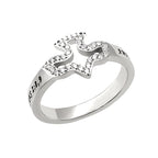 CZ Dove Ring KingdomWear
