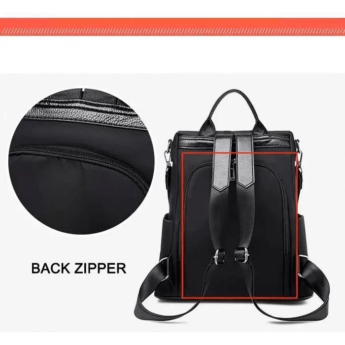 Amaznig Anti-theft Backpack In Waterproof Fabric Large Shoulder Bag With Large Capacity For Women And Men Stevvex