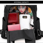 Amaznig Anti-theft Backpack In Waterproof Fabric Large Shoulder Bag With Large Capacity For Women And Men Stevvex