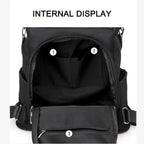 Amaznig Anti-theft Backpack In Waterproof Fabric Large Shoulder Bag With Large Capacity For Women And Men Stevvex