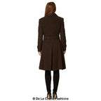 Wool Blend Double Breasted Coat (1201)