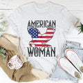 American Woman Eagle Tee Peachy Sunday