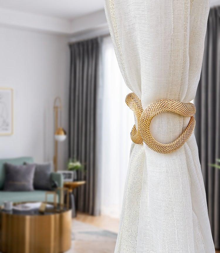 Angel's Wing Curtain Strap Modern Simple Curtain Clip Without Punching And Installation Of Metal Decorative Curtain Buckle Curtain Tiebacks Clips For Window Drapes Holdbacks Decorative Sheer Curtain Tiebacks For Girl' Room Stevvex