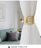 Angel's Wing Curtain Strap Modern Simple Curtain Clip Without Punching And Installation Of Metal Decorative Curtain Buckle Curtain Tiebacks Clips For Window Drapes Holdbacks Decorative Sheer Curtain Tiebacks For Girl' Room Stevvex