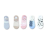 Animal Cotton Socks Female Cat With Dog Summer Short Sock Slippers Women Casual Soft Funny Boat Socks Women Winter Fuzzy Warm Slipper Floor Socks Cute Cartoon Animal Embroidery Coral Foot let Sock Sleeping Warmer Stevvex