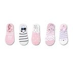 Animal Cotton Socks Female Cat With Dog Summer Short Sock Slippers Women Casual Soft Funny Boat Socks Women Winter Fuzzy Warm Slipper Floor Socks Cute Cartoon Animal Embroidery Coral Foot let Sock Sleeping Warmer Stevvex
