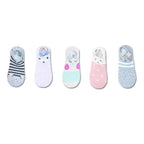 Animal Cotton Socks Female Cat With Dog Summer Short Sock Slippers Women Casual Soft Funny Boat Socks Women Winter Fuzzy Warm Slipper Floor Socks Cute Cartoon Animal Embroidery Coral Foot let Sock Sleeping Warmer Stevvex