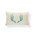 Animal Cushion Pillow Square Linen Printed Cute Elephant Throw Pillow Case Decorative Cushion Cover Pillowcase Plant Geometry Deer Flamingo Flower Pillows Home Decorative Pillowslip Covers 30X50 Stevvex