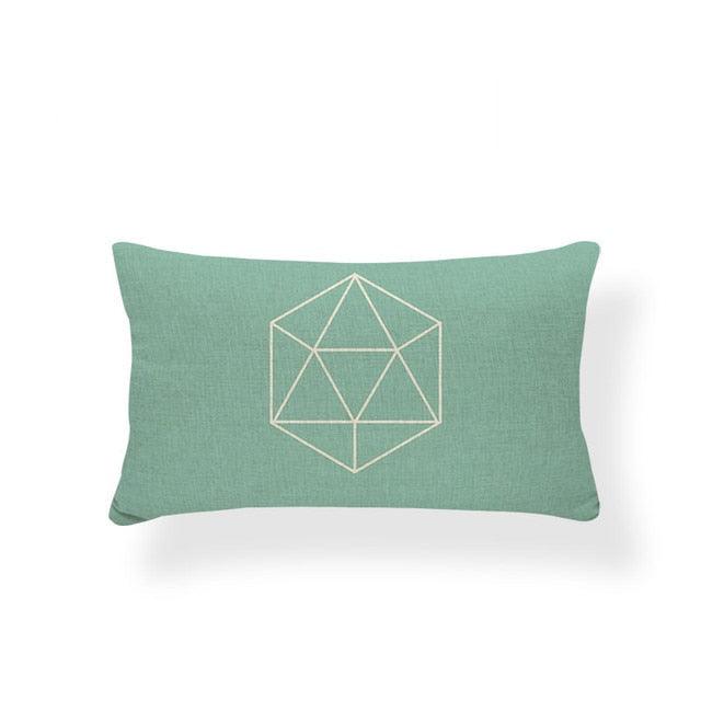Animal Cushion Pillow Square Linen Printed Cute Elephant Throw Pillow Case Decorative Cushion Cover Pillowcase Plant Geometry Deer Flamingo Flower Pillows Home Decorative Pillowslip Covers 30X50 Stevvex