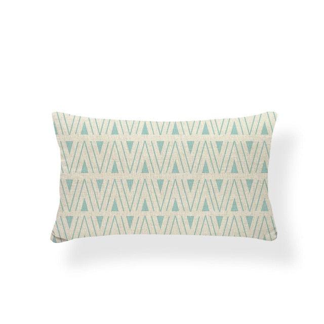 Animal Cushion Pillow Square Linen Printed Cute Elephant Throw Pillow Case Decorative Cushion Cover Pillowcase Plant Geometry Deer Flamingo Flower Pillows Home Decorative Pillowslip Covers 30X50 Stevvex