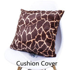 Animal Pillow Covers Zebra Deer Tiger Leopard Pattern Plush Pillow Case Custom Bed Chair Home Decor Cushion Covers