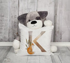 Animal Printed Pillow Cover Cartoon Giraffe Fox Bunny White Seat Polyester Decorative Cushion Cover Sofa Kids Room Alphabet Pillow Cover With Cute Animals Pillow Cases Outdoor Indoor Square Cushion Covers For Home Sofa Couch 45x45cm Stevvex