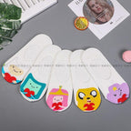 Anime Adventure Time Sock Women Cartoon Cute Socks Ice King Lumpy Space Princess Fun Autumn Winter Yellow Cotton Socks Warm Socks For Men And Women Stevvex