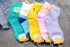 Anime Adventure Time Sock Women Cartoon Cute Socks Ice King Lumpy Space Princess Fun Autumn Winter Yellow Cotton Socks Warm Socks For Men And Women Stevvex
