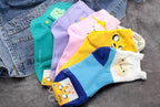 Anime Adventure Time Sock Women Cartoon Cute Socks Ice King Lumpy Space Princess Fun Autumn Winter Yellow Cotton Socks Warm Socks For Men And Women Stevvex