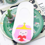 Anime Adventure Time Sock Women Cartoon Cute Socks Ice King Lumpy Space Princess Fun Autumn Winter Yellow Cotton Socks Warm Socks For Men And Women Stevvex