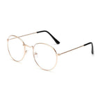 Anti Blue Light Glasses Computer Goggles Eye Protection For Men And Women Fashion Round Anti Blue Light Eyeglasses Reading Glasses Metal Spectacles For Men Women Eyewear Eyeglasses Frame Diopter 0 To 4.0 Stevvex