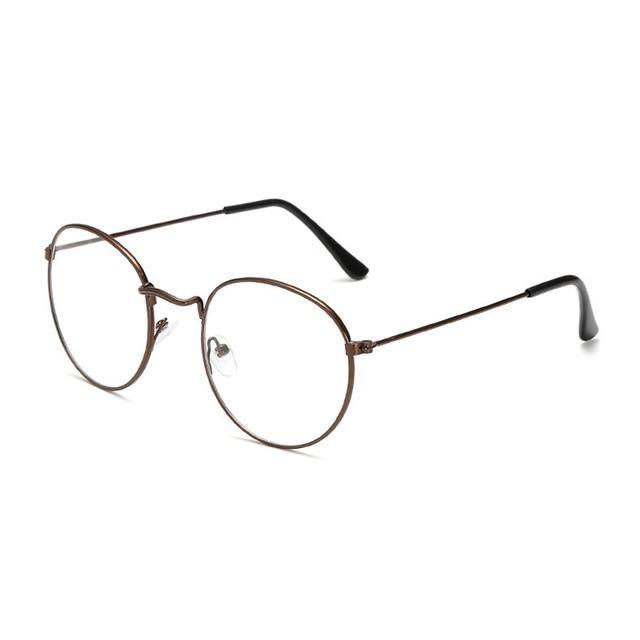 Anti Blue Light Glasses Computer Goggles Eye Protection For Men And Women Fashion Round Anti Blue Light Eyeglasses Reading Glasses Metal Spectacles For Men Women Eyewear Eyeglasses Frame Diopter 0 To 4.0 Stevvex