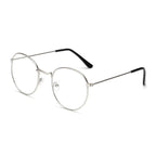 Anti Blue Light Glasses Computer Goggles Eye Protection For Men And Women Fashion Round Anti Blue Light Eyeglasses Reading Glasses Metal Spectacles For Men Women Eyewear Eyeglasses Frame Diopter 0 To 4.0 Stevvex
