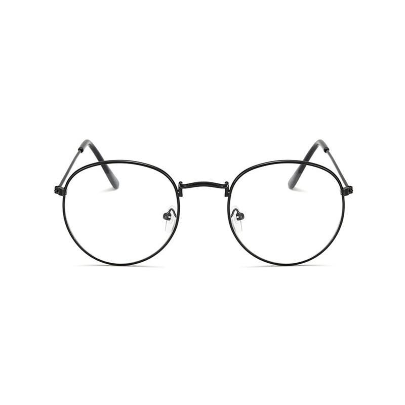 Anti Blue Light Glasses Computer Goggles Eye Protection For Men And Women Fashion Round Anti Blue Light Eyeglasses Reading Glasses Metal Spectacles For Men Women Eyewear Eyeglasses Frame Diopter 0 To 4.0 Stevvex