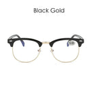 Anti Blue Light Half Frame Reading Glasses For  Women And  Men Anti Eye strain  Fashion Classic Style Retro Eyeglasses New Eyewear Simple Modern Design  Everyday Sunglasses For Men Stevvex
