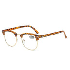 Anti Blue Light Half Frame Reading Glasses For  Women And  Men Anti Eye strain  Fashion Classic Style Retro Eyeglasses New Eyewear Simple Modern Design  Everyday Sunglasses For Men Stevvex