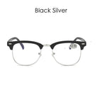 Anti Blue Light Half Frame Reading Glasses For  Women And  Men Anti Eye strain  Fashion Classic Style Retro Eyeglasses New Eyewear Simple Modern Design  Everyday Sunglasses For Men Stevvex