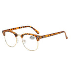 Anti Blue Light Half Frame Reading Glasses For  Women And  Men Anti Eye strain  Fashion Classic Style Retro Eyeglasses New Eyewear Simple Modern Design  Everyday Sunglasses For Men Stevvex