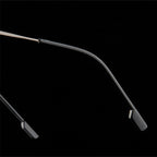 Anti-Blue Light Reading Glasses Ultralight Style Memory Titanium Rimless Reading Glasses For Men & Women Presbyopic  Eyeglasses For Everyday Use New Attractive Style Stevvex