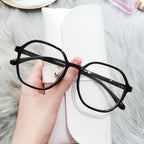 Anti-blue Light Women  Men Reading Glasses Eyestrain Computer Reading TV Glasses Stylish Frame Anti Glasses Men And Women  Retro Big Frame Myopia Eyeglasses Oversized  Ladies Diopter Presbyopia Eyeglasses Frames +1.0 +1.5 +2.0 +2.5 +3.5 +4.0 Stevvex