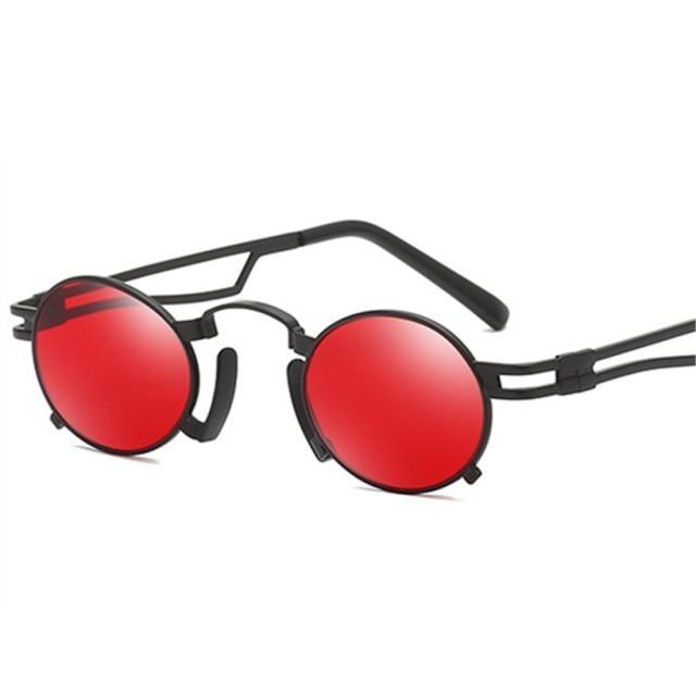 Anti Reflective Retro Eyeglasses Metal Oval Shape  Sunglasses For Women & Men Retro Design  Sun Glasses For Unisex New Colorful Frames New Popular Design Stevvex
