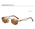 Anti Reflective Retro Eyeglasses Metal Oval Shape  Sunglasses For Women & Men Retro Design  Sun Glasses For Unisex New Colorful Frames New Popular Design Stevvex