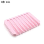 Anti-Skidding Home Improvement Silicone Flexible Bathroom Fixtures Bathroom Hardware Tray Soap Dish for Shower Waterfall Soap Holder Soap Tray Soap Saver Drainer Flexible Silicone For Shower Bathroom Kitchen Counter Top Keep Soap Bars Dry Clean Easy Clean Stevvex